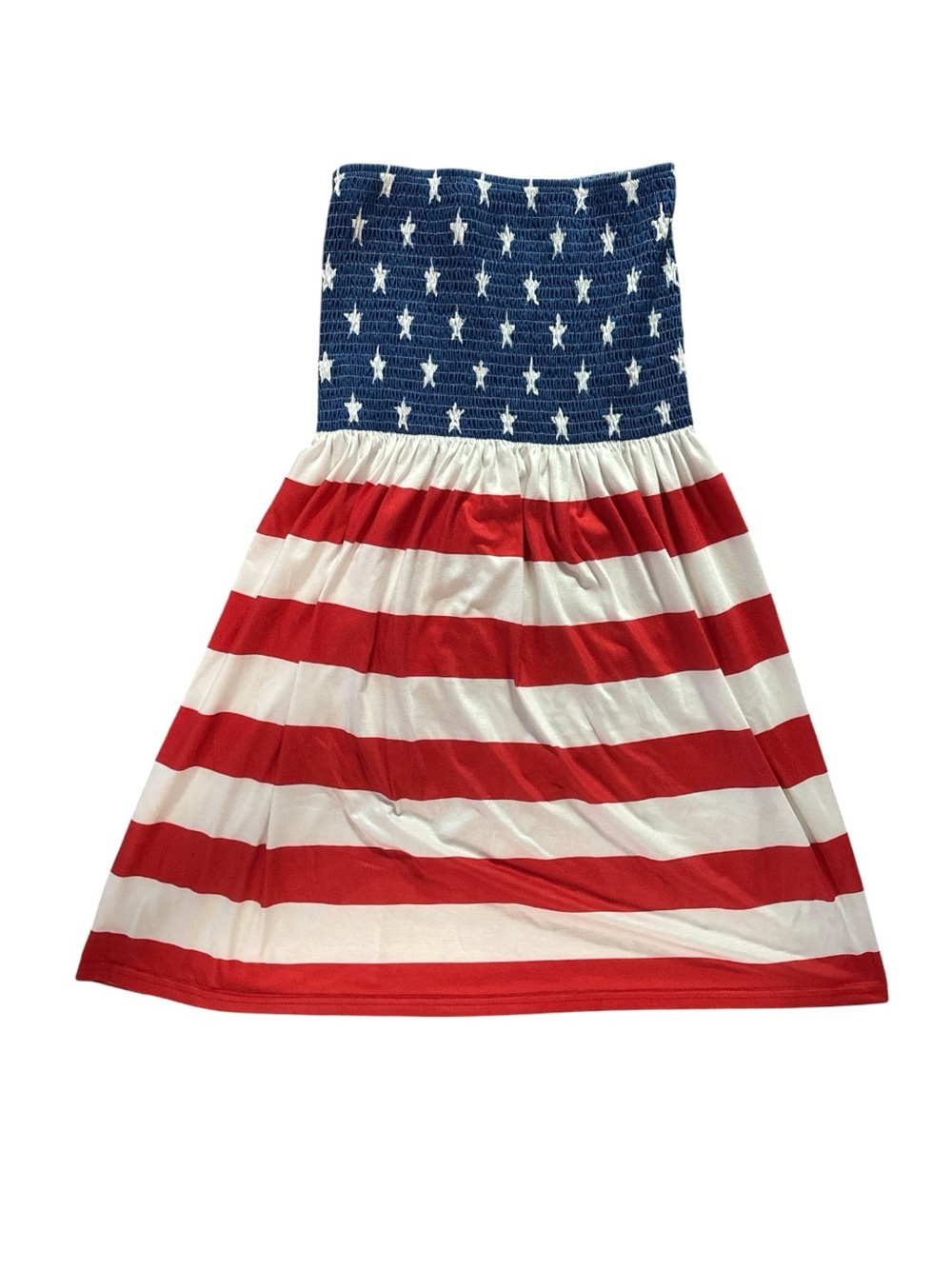 Mossimo Supply Co. Strapless Mini Dress in Red, White & Blue